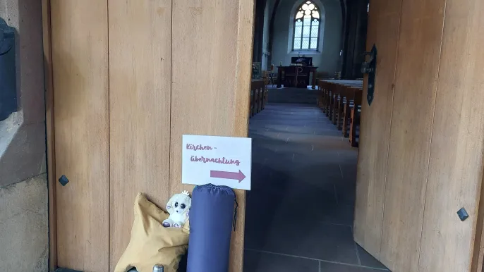 Kirchenübernachtung St Arbogast (Foto: Monika Garruchet) Kirchenübernachtung St Arbogast (Foto: Monika Garruchet)