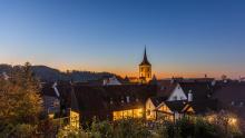 Jetzt wirds schon früher dunkel